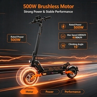 Trottinette électrique pliable pour adultes CT 03 B, moteur sans balais 800W de puissance maximale, longue autonomie, double amortisseur, trottinette électrique tout-terrain
