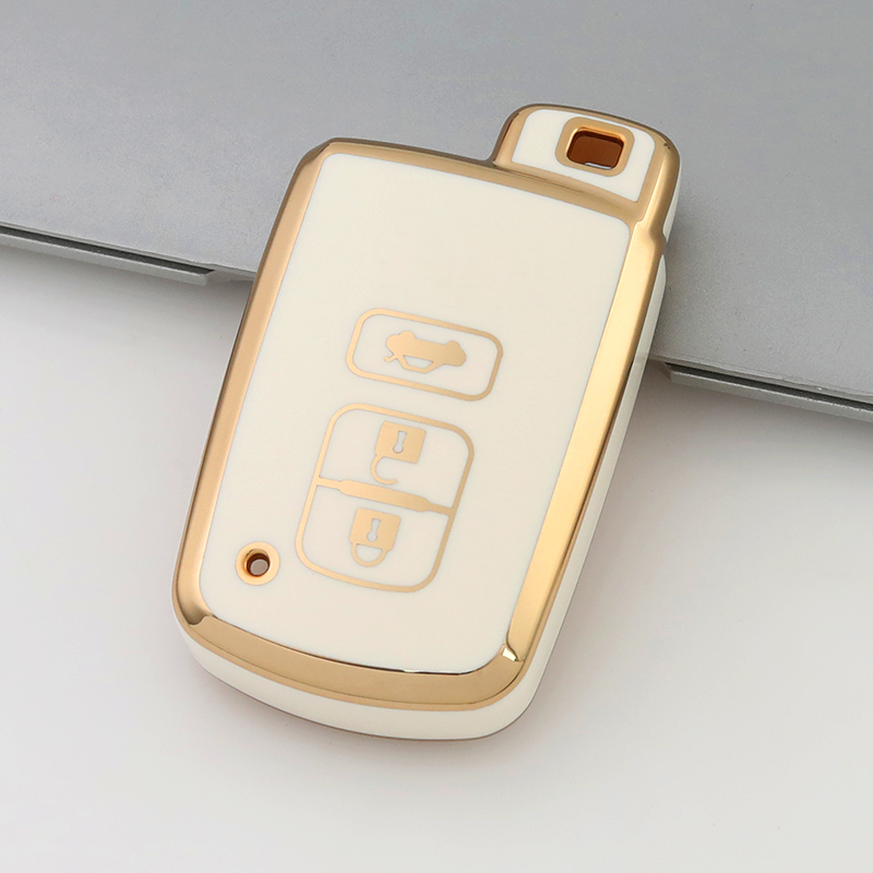 3 Button A White