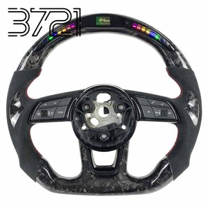 Volant en fibre de carbone 3721Car pour Audi A4 B9 A5 A6 A7 Q3 Q5 Q7 R8 RS3 RS4 A3 avec écran LED amélioré - Product Image 1