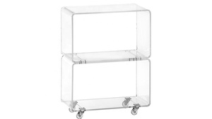 <span class=keywords><strong>Chariot</strong></span> de meuble en acrylique transparent, <span class=keywords><strong>chariot</strong></span> à 3 niveaux, à usage domestique ou en bar - Product Image 2