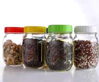 Frascos de Vidrio Transparente de Boca Ancha de 150 ml, 250 ml, 300 ml, 380 ml, 500 ml, 750 ml, 1000 ml, Recipientes para Almacenamiento de Alimentos