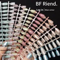 Faux ongles œil de chat XS/S/M, 30 pièces, forme ovale courte, couleur unie, à presser, fournisseur d'ongles artificiels pour usage quotidien