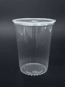 Proveedor directo de comercio electrónico, gran oferta, 107mm de diámetro, 32oz, café helado, bebida fría, contenedor de rebanadas de fruta, vasos de plástico desechables - Product Image 3