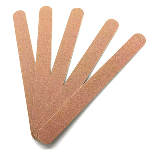 2023 Factory Price Top Quality Brown Sandpaper Disposable Grit 100/180 Wood Nail File for Nail Salon