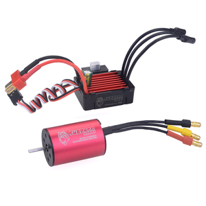 Surpass Sở Thích COMBO KK Chống Nước <span class=keywords><strong>ESC</strong></span> Động Cơ Không Chổi Than 2435 3300/4500/6100KV Với <span class=keywords><strong>ESC</strong></span> 25A Cho Xe Đua 1/16 1/<span class=keywords><strong>18</strong></span> RC - Product Image 1