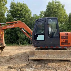 Pequeña excavadora Hitachi Japón Original usada Mini excavadora ZX60 excavadora de segunda mano para la venta - Product Image 1
