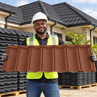 Tôles de Toiture Métalliques Revêtues de Pierre HANGHE Vert Profond 7 Ondulations, Vente Directe Usine, pour Distributeurs et Entrepreneurs au Costa Rica