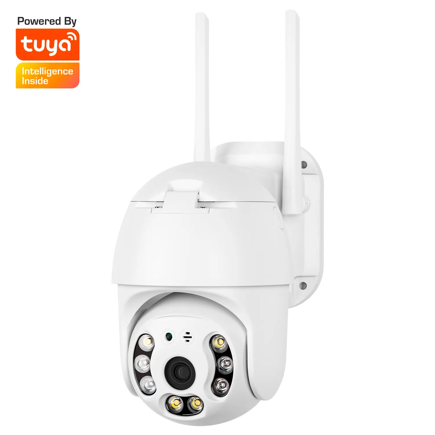 Tuya Auto Tracking PTZ IP-Kamera Außen 1080P Infrarot WiFi Sicherheit Pan Tilt Digital Zoom 2MP Netzwerk CCTV Mini Dome Kamera
