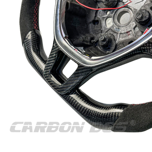 Adecuado para Volkswagen Mk7 MK6 Ventas directas de fábrica <span class=keywords><strong>Volante</strong></span> personalizado de fibra de carbono personalizable - Product Image 4