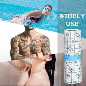 의료용 접착 테이프 PU 통기성 드레싱 PU 필름 방수 자체 접착 상처 드레싱 롤 관리 - Product Image 6