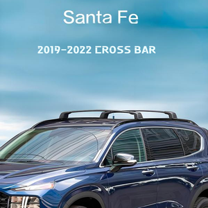 Barras Transversales para Techo de Auto JOESHIER, Aleación de Aluminio, 100 kg+, Rieles Portaequipajes, Fácil Instalación para Hyundai Santa Fe 2019-2023 - Product Image 6