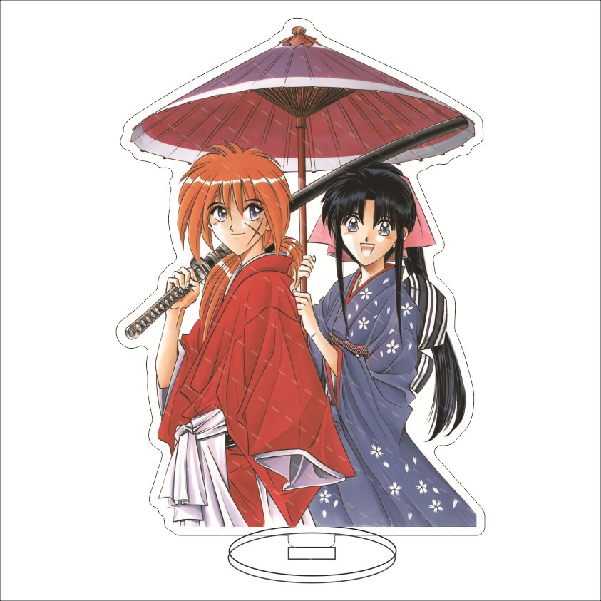 15CM New Anime Rurouni Kenshin Figures HIMURA KENSHIN Acrylic