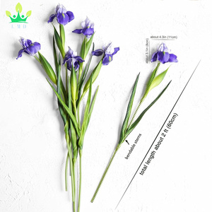 <span class=keywords><strong>Iris</strong></span> artificiel fleur mariage mariée maison cuisine fête décor réel toucher longues tiges véritables arrangements <span class=keywords><strong>violet</strong></span> <span class=keywords><strong>violet</strong></span> - Product Image 2