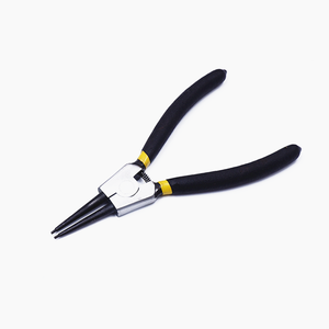 YTH Externe Gerade Sicherungsringzange 45 #   Stahl-Sicherungsringzange für Wellenmontierte Sicherungsringe mit PVC-Griff - Product Image 1
