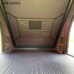 Tienda de lona para techo de 2 personas para coche Camping Triangle Clamshell Hard Shell para senderismo al aire libre y aventura - Product Image 5