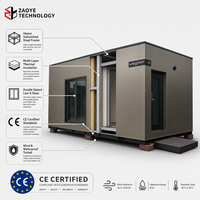 Maison Modulaire Préfabriquée Moderne Certifiée CE, Pod de Luxe pour Glamping, Conteneur Aménagé, Bureau de Jardin, Studio, Cabane de Vie en Kit