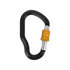 Jensan Best-selling worldwide Pear Shape 25KN 7075 Aluminium Alloy Master Safety Carabiner for Mountaineering