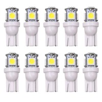 TCYATO T10 2835 3030 5SMD 12V 2W Bombilla LED para Matrícula y Direccional, Decodificación No Polarizada, Ancho Pequeño, Nueva, Canbus, 1 Año de Garantía