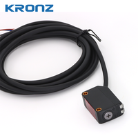 Sensor Fotoelektrik Kompak KRONZ dengan Supresi Latar Belakang (BGS), Jarak Deteksi 40-200mm, Indikator LED, Kompatibel dengan Balluff, IP67