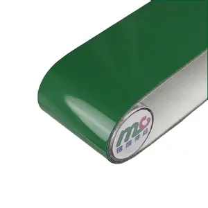 고품질 가이드 바/스커트/펀칭/배플 산업 녹색 PVC 컨베이어 벨트