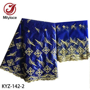 Nouvelle Broderie Africaine <span class=keywords><strong>Brode</strong></span> <span class=keywords><strong>Bazin</strong></span> de Bonne Qualité pour Robes de Femmes - Product Image 2