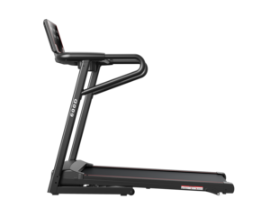 Cinta de correr plegable Vertical con mango de seguridad doble, 3 niveles, inclinación Manual, ahorro de espacio, equipo de Fitness para <span class=keywords><strong>el</strong></span> hogar con portavasos y HRC - Product Image 2