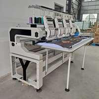 Machine à broder informatisée Gensen de haute qualité à 4 têtes, 12/15 aiguilles, broderie automatique de casquettes, engrenage moteur, usage domestique, vente au détail