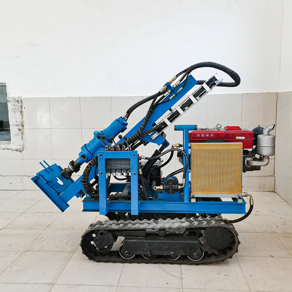 Crawler Screw Piles Bore Pile Drilling Machine Ground Screw Helical Pile Driver