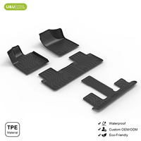 Tapis de sol de voiture en TPE imperméables toutes saisons, ajustement précis 3D pour AITO M7 6 places