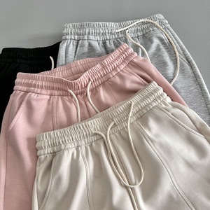 Shorts <span class=keywords><strong>de</strong></span> <span class=keywords><strong>sport</strong></span> décontractés personnalisés <span class=keywords><strong>en</strong></span> <span class=keywords><strong>coton</strong></span> pour femmes et jeunes filles – Idéal pour la course, la gym et l'entraînement estival - Product Image 2