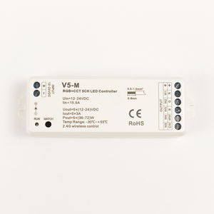 Contrôleur sans fil RGB+CCT RT10/R8-5 V5-M, contrôleur LED 5CH PWM RF, télécommande intelligente Wifi pour bande lumineuse RGBWW RGBCCT - Product Image 1