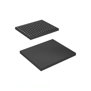 Composants de circuit électronique Mémoire 165 LBGA CY7C1423TV18-267BZC le canal du fabricant - Product Image 1