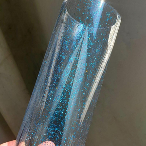 Tubi in <span class=keywords><strong>Plexiglass</strong></span> Trasparente, Tubi Acrilici Glitterati ed Effetto Laser, Disponibili in Varie Dimensioni, Vendita all'Ingrosso del Produttore - Product Image 2