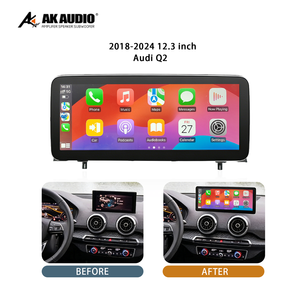 Accessoires pour lecteur Android de voiture <span class=keywords><strong>Audi</strong></span> <span class=keywords><strong>Q2</strong></span> 2018-2024 - Cadre de commande central universel de 12,3 pouces pour radio et DVD - Product Image 6