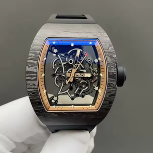 Montre mécanique de luxe pour homme 2026 avec design ajouré, mouvement automatique à réserve de marche élevée, boîtier en fibre de carbone - Product Image 1