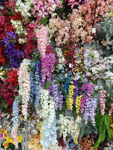 F-1576 Descuento de Fábrica, Decoración de Boda, Flores de Glicinia Blancas, Guirnalda Artificial de Glicinia Colgante - Product Image 5