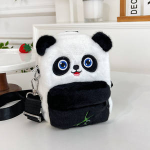 Cartoon Embroidered Bamboo <strong>Panda</strong> Cuddly Plush Backpack School <strong>Bags</strong> Backpack Anti-theft Preschool Kindergarten Kids Shoulders <strong>Bag</strong> - Product Image 6
