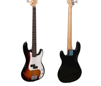 High Quality 4-String Bass Guitar Factory Price 34" Scale Gloss Finish Musical Instrument Supplier Fast Shipping for Retailers