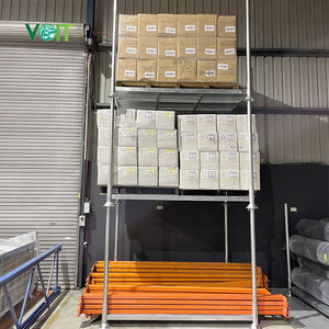 מבנה מסגרת צינורית, קיבולת כבדה, מתלה צינורות פלדה מתפרק וניתן לערום - Product Image 1