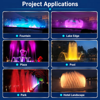 Fabricant de lampes LED submersibles pour fontaines et piscines, étanches IP68, en acier inoxydable, RGB 12V, super lumineuses, 3W, DMX