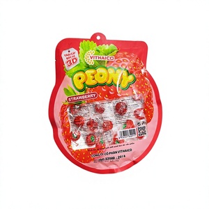 Caramelos de Goma con Sabor a Uva Halal, Forma de Bola Pelable, 150g, Rellenos, Suaves y Masticables, Fabricante de Marca Privada VITHAICO, ISO 22000, OEM ODM - Product Image 2