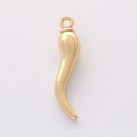 Charmant pendentif piment rouge en cuivre pour la fabrication de porte-clés, bracelets et colliers DIY