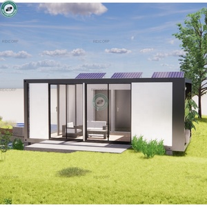 Maison modulaire en conteneur de 36 m² <span class=keywords><strong>avec</strong></span> décoration raffinée, alimentée par l'énergie solaire de 3 kW, 2 chambres, 1 salle de bain, petit <span class=keywords><strong>chalet</strong></span> en Colombie - Product Image 2