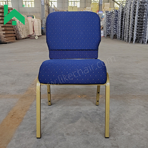 Silla de Iglesia Acolchada Gris Oscuro con Marco de Metal Resistente, Apilable, en Oferta, Muebles para Hotel, Auditorio, Teatro y Comedor - Product Image 4