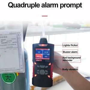 UNI-T UT334E UT334F UT334E + UT334F + gaz kaçak dedektörü 4 in 1 ses Alarm el r H2S O2 EX hava kalitesi monitör - Product Image 6
