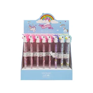 ดินสอรูปยูนิคอร์นพร้อมยางลบและกบเหลาดินสอสำหรับเด็ก ของเล่นวาดรูป - Product Image 1
