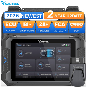 VDIAGTOOL VD80 BT LITE Auto Diagnose Tool Draadloos 8 Inch OBD2 Scanner 28+ Resets ECU Codering Bidirectioneel CANFD DOIP FCA - Product Image 1
