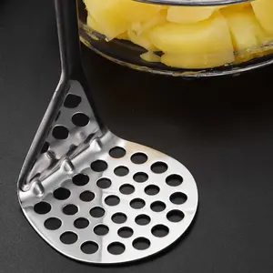 Triturador de Patatas Manual de Acero Inoxidable, Prensa de Verduras y Frutas, Máquina para Hacer Puré, Prensa de Patatas, Utensilio de Cocina - Product Image 4