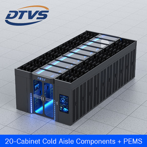 Baie de serveur réseau 42U DTVS DEMS en acier laminé à froid SPCC, 19 pouces, 20 baies, solution de refroidissement MDC, en stock, modulaire - Product Image 5