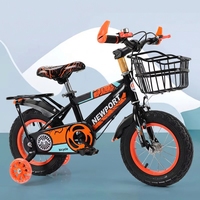 Vélo à prix avantageux, modèle compact, VTT pour enfants, avec casque et sac d'école